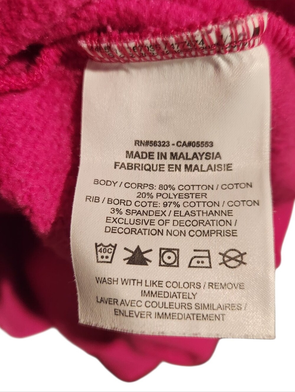 Nike Women's Oversized Crewneck Sweatshirt Plus Size 1X Fuchsia Pink Embroidered - Picture 5 of 6